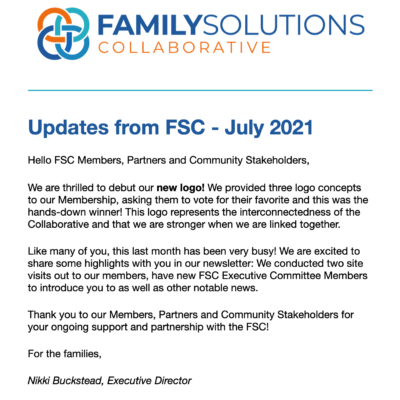FSC Newsletter - July 2021