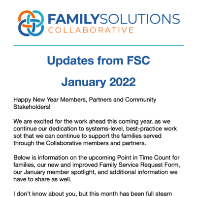 FSC January 2022 Newsletter